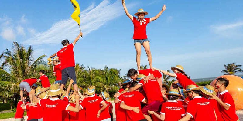 Hoạt động teambuilding (Ảnh: Sưu tầm)