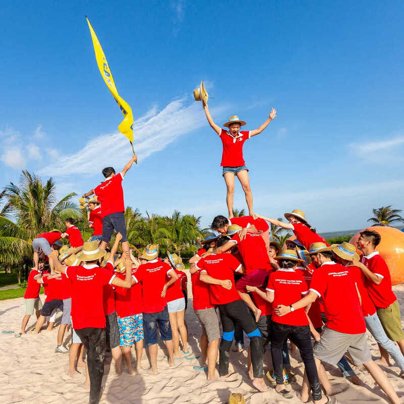 Hoạt động teambuilding (Ảnh: Sưu tầm)